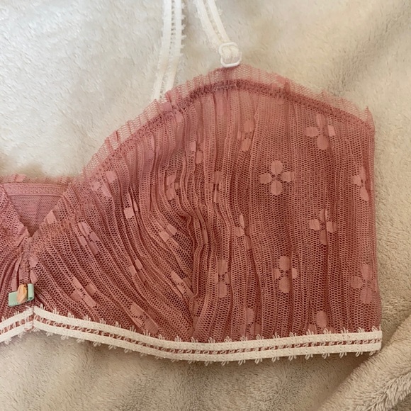 Free People Pink Lace Bralette - Picture 3 of 6